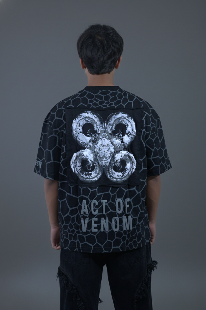 The "Act of Venom" All-Over Print Male Tee